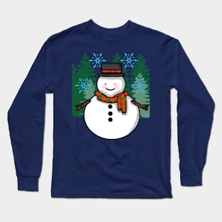 Snow Man Long Sleeve T-Shirt